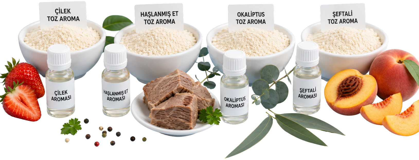 Gıda aromaları ve aroma verici çeşitleri